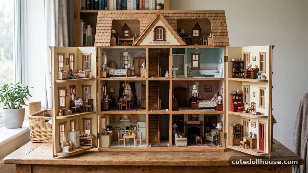 A large furnished dollhouse is a good choice when: - Best Large Wooden Dollhouses with Furniture