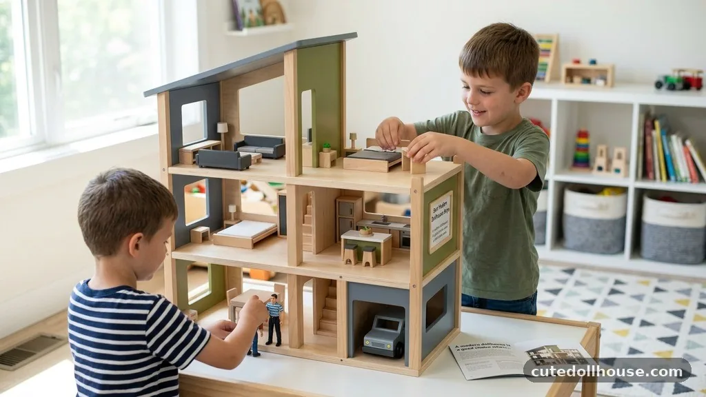 A modern dollhouse is a good choice when: - Best Modern Dollhouses for Boys