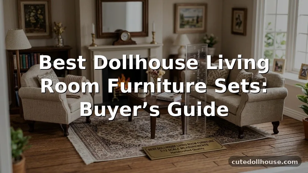 Best Dollhouse Living Room Furniture Sets