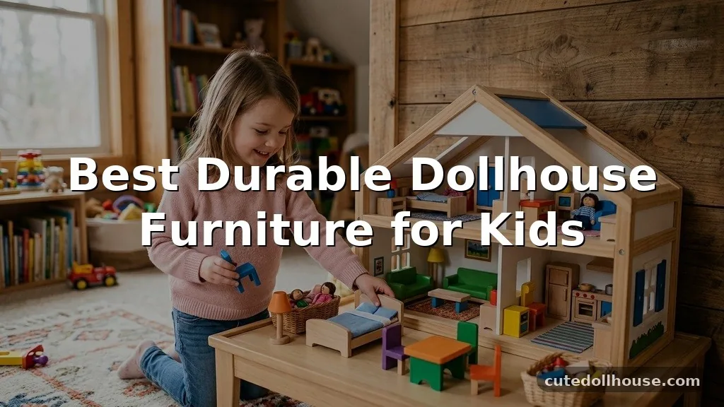 Best Durable Dollhouse Furniture for Kids