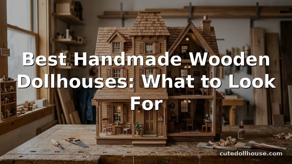 Best Handmade Wooden Dollhouses