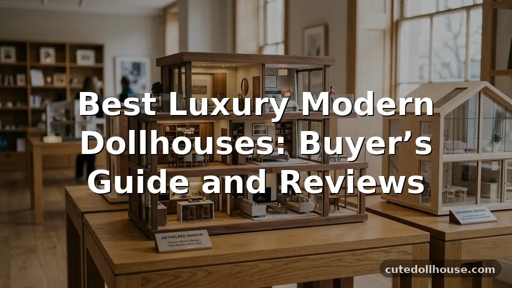 Best Luxury Modern Dollhouses