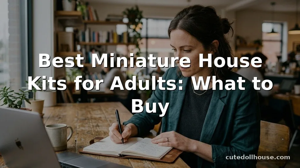 Best Miniature House Kits for Adults