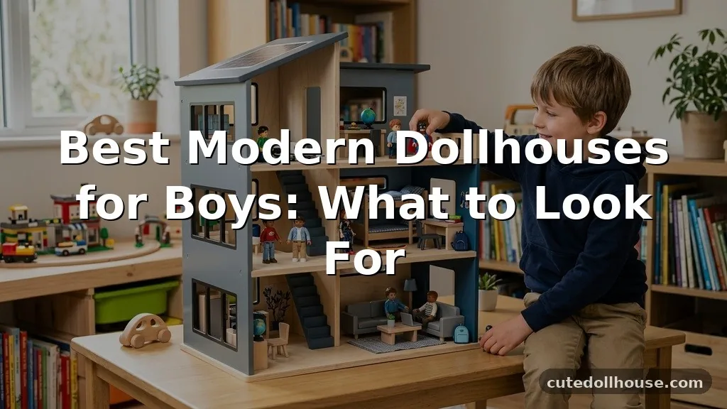 Best Modern Dollhouses for Boys