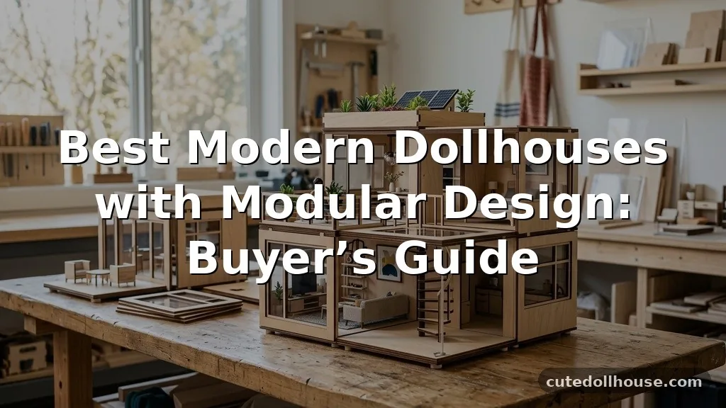 Best Modern Dollhouses with Modular Design