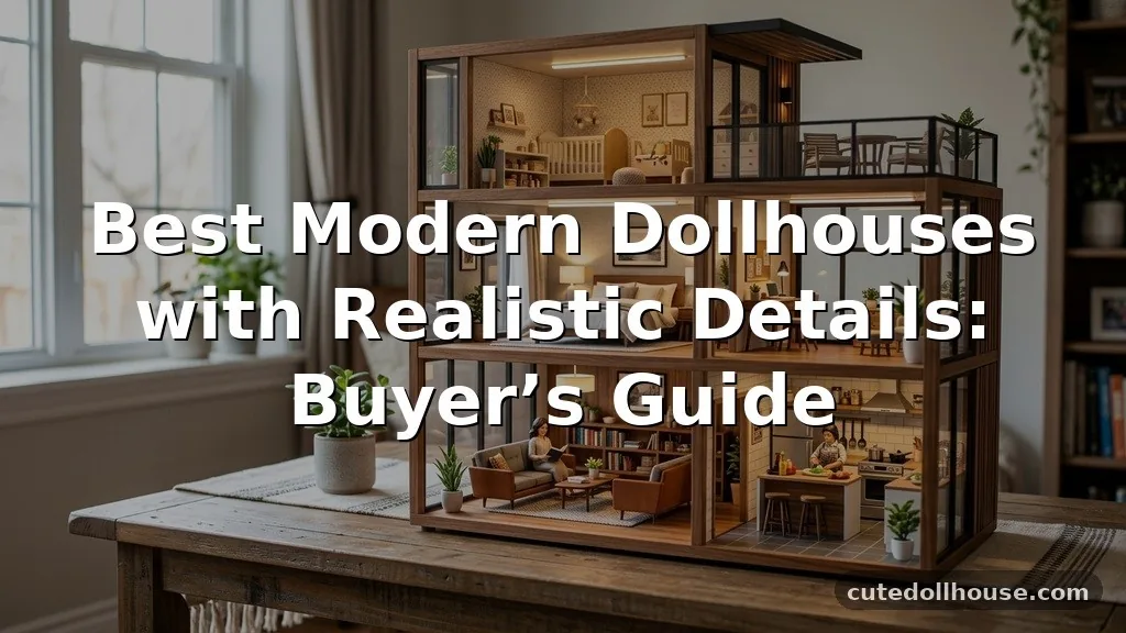 Best Modern Dollhouses with Realistic Details