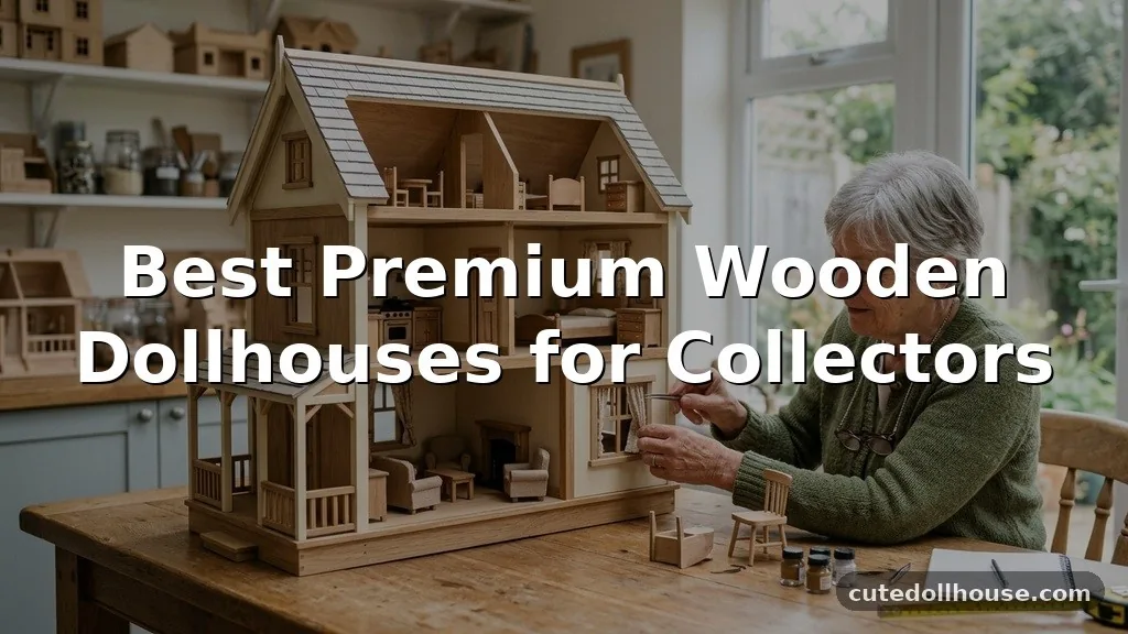 Best Premium Wooden Dollhouses for Collectors