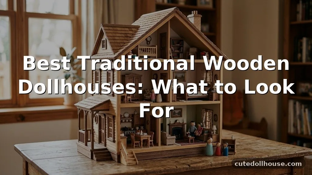 Best Traditional Wooden Dollhouses