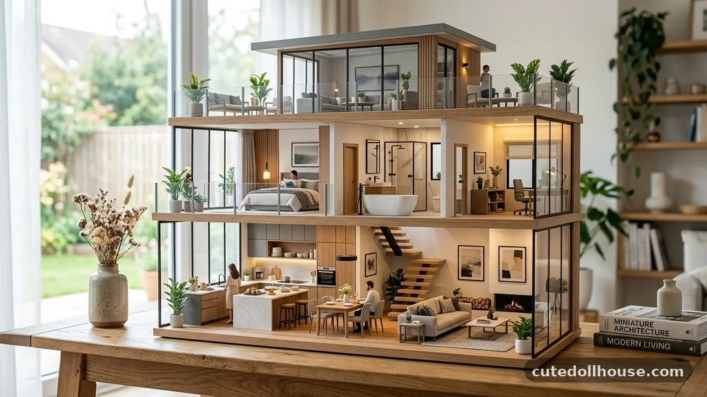 Contemporary Open-Plan Houses - Best Luxury Modern Dollhouses