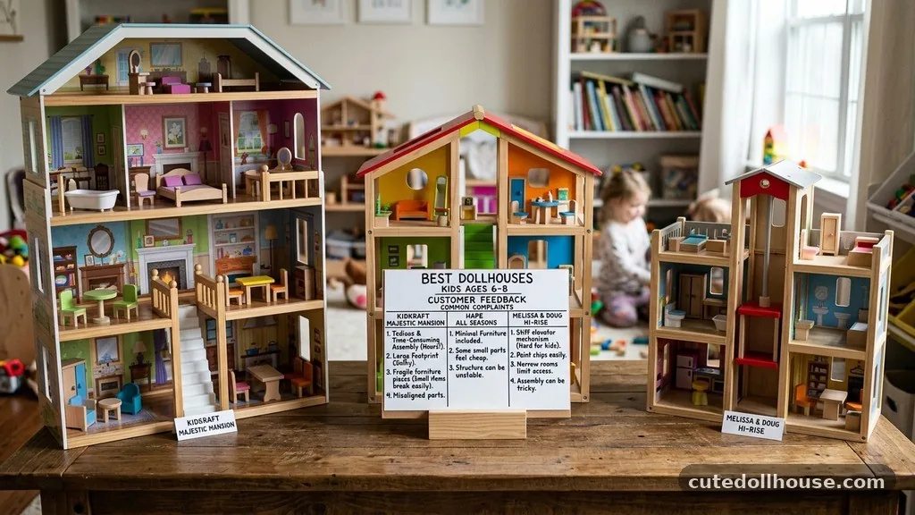 Customer Feedback and Common Complaints - Best Dollhouses for Kids Ages 6 to 8
