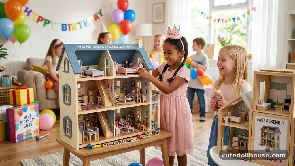 Ease of Assembly - Best Dollhouses for Kids Birthday Gifts