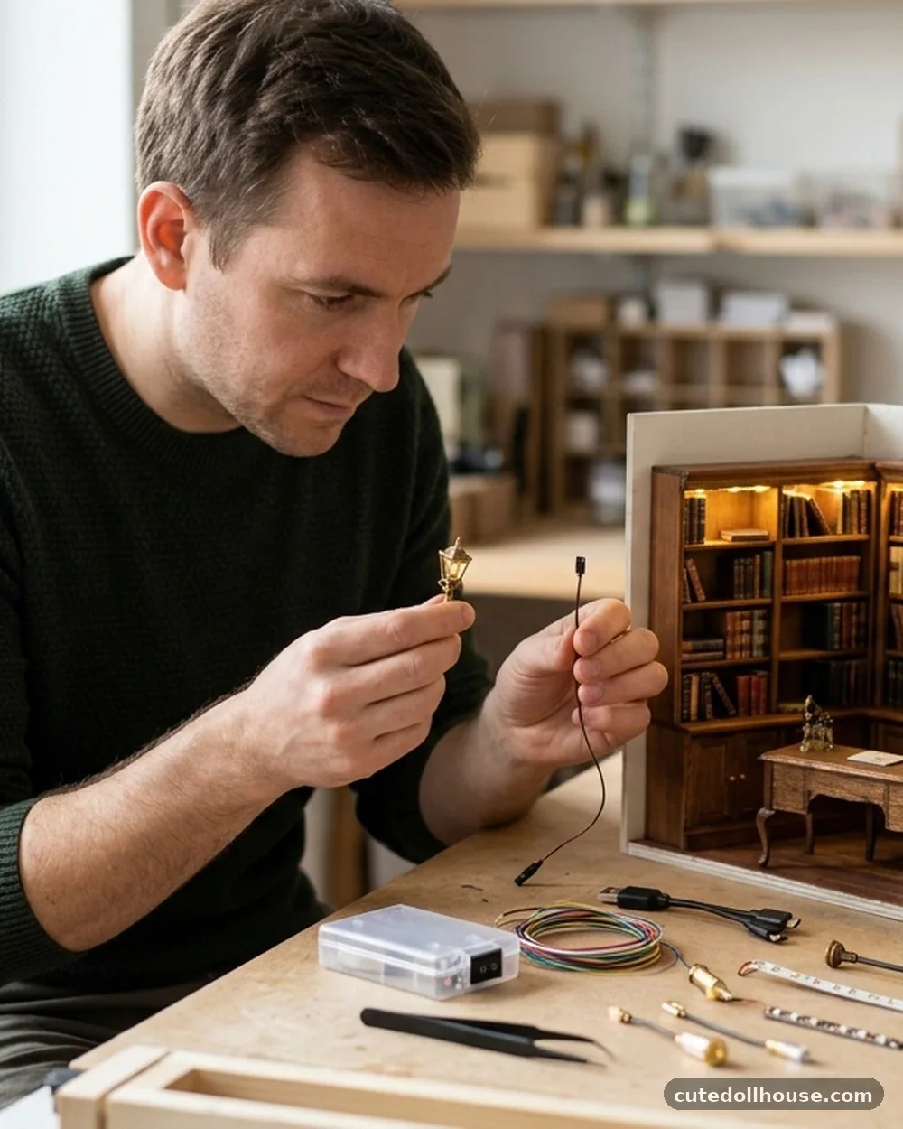 Lighting and power - Best DIY Dollhouses with LED Lighting