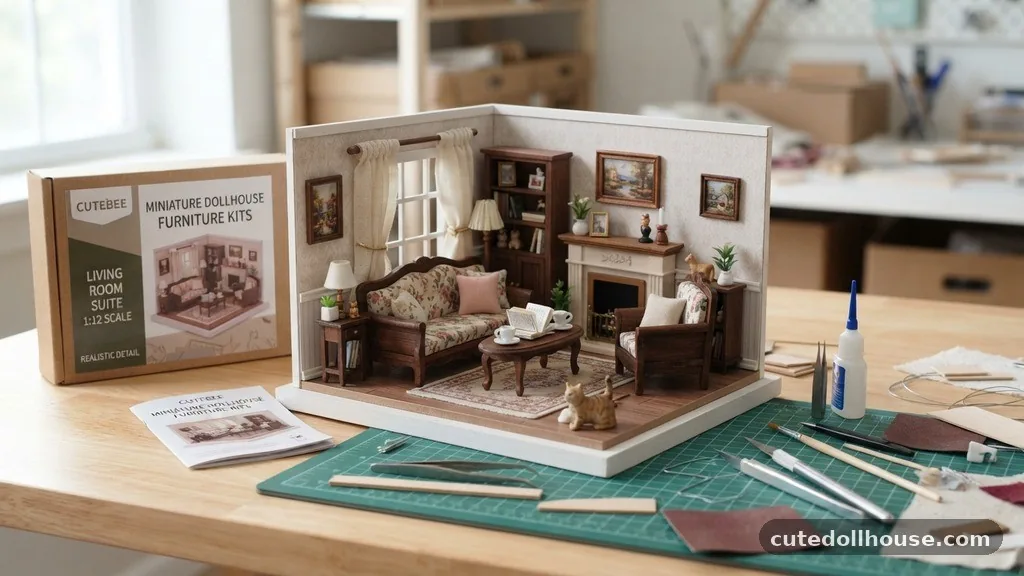 Reasons to Choose a Kit - Best Miniature Dollhouse Furniture Kits