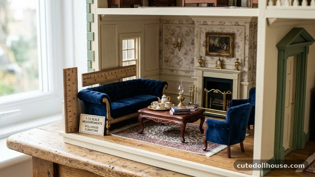 Scale and Measurements - Best Luxury Dollhouse Furniture Sets